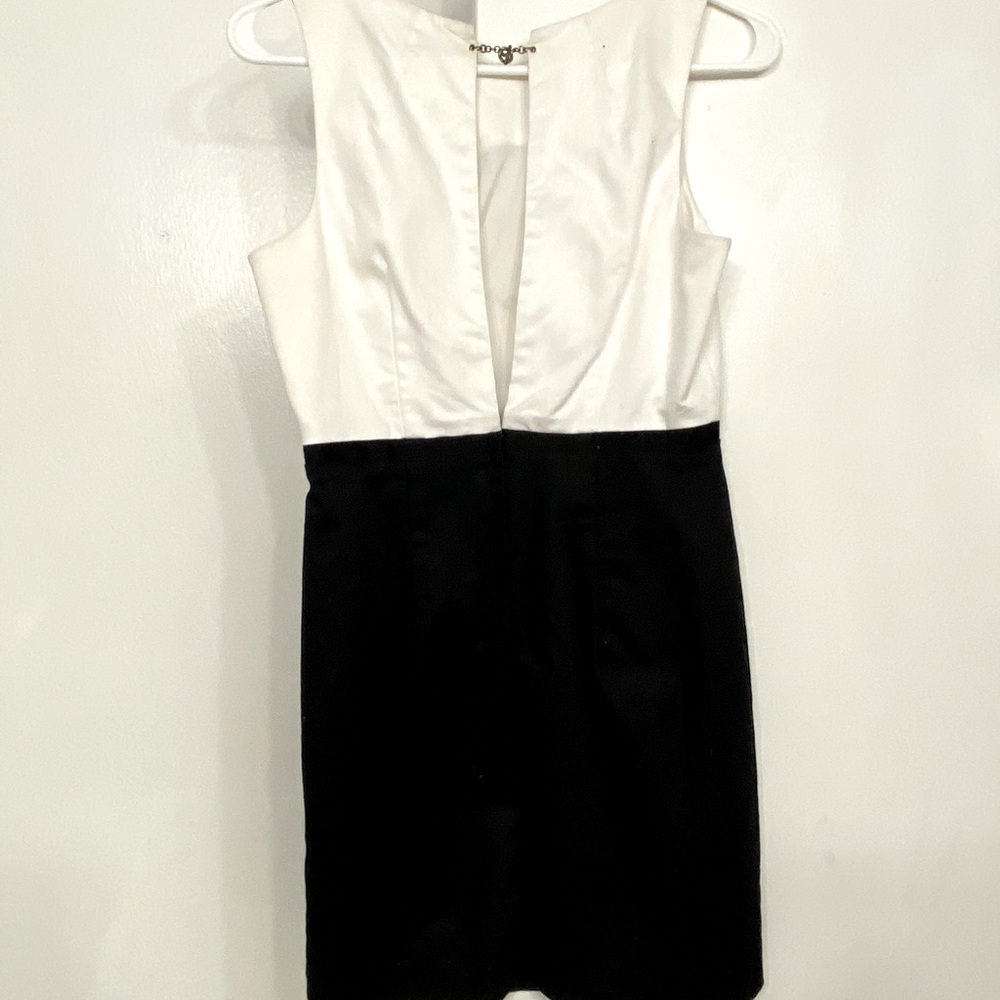 White and black dress!